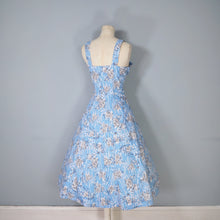 Load image into Gallery viewer, 50s &quot;PROVAWEAR&quot; LIGHT BLUE ASIAN NOVELTY PRINT SUN DRESS AND BOLERO -