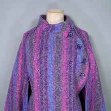 Load image into Gallery viewer, 70s JIMMY HOURIHAN PURE WOOL HEATHER PURPLE CAPE - M