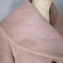 Load image into Gallery viewer, 50s HUBER LIGHT BROWN / STONE COLOURED WOOL PRINCESS COAT - S-M