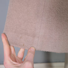 Load image into Gallery viewer, 50s HUBER LIGHT BROWN / STONE COLOURED WOOL PRINCESS COAT - S-M