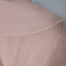 Load image into Gallery viewer, 50s HUBER LIGHT BROWN / STONE COLOURED WOOL PRINCESS COAT - S-M