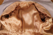 Load image into Gallery viewer, 50s HUBER LIGHT BROWN / STONE COLOURED WOOL PRINCESS COAT - S-M
