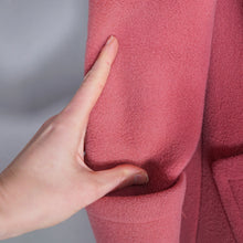 Load image into Gallery viewer, 60s 70s DUSKY PINK DOUBLE BREASTED PURE WOOL MINI COAT - S-M