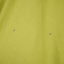 Load image into Gallery viewer, 50s RHINESTONED CHARTREUSE TEXTURED COTTON FULL SKIRT - 25.5"