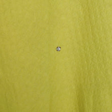 Load image into Gallery viewer, 50s RHINESTONED CHARTREUSE TEXTURED COTTON FULL SKIRT - 25.5"