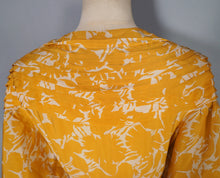 Load image into Gallery viewer, 30s GOLDENROD YELLOW BIAS CUT MAXI DRESS WITH PLEATING AND BELT - S