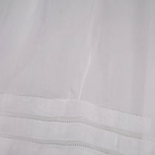 Load image into Gallery viewer, 30s style SHEER WHITE GAUZE COTTON LAWN DRESS WITH PINTUCKS AND LACE - S
