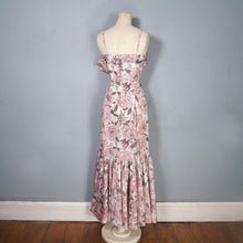 Load image into Gallery viewer, 50s 60s CHAFIL PINK DEWDROP ROSE PRINT PARTY DRESS AND BOLERO -