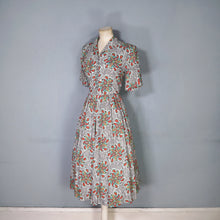 Load image into Gallery viewer, 40s &quot;CALPRETA&quot; SOFT RAYON SWIRLING PAISLEY PRINT DRESS - M-L