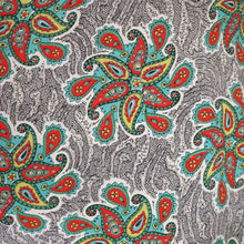 Load image into Gallery viewer, 40s &quot;CALPRETA&quot; SOFT RAYON SWIRLING PAISLEY PRINT DRESS - M-L