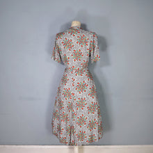 Load image into Gallery viewer, 40s &quot;CALPRETA&quot; SOFT RAYON SWIRLING PAISLEY PRINT DRESS - M-L