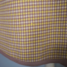 Load image into Gallery viewer, 70s WETHERALL REVERSIBLE WOOL CAPE IN PLAID AND BOLD YELLOW - S-M