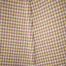 Load image into Gallery viewer, 70s WETHERALL REVERSIBLE WOOL CAPE IN PLAID AND BOLD YELLOW - S-M