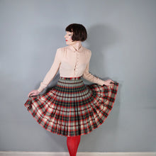 Load image into Gallery viewer, 60s SPORTRITE IN AN' OUTER REVERSIBLE PLEATED PLAID SKIRT - 25-25.5"