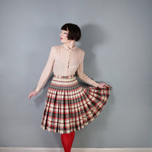 Load image into Gallery viewer, 60s SPORTRITE IN AN' OUTER REVERSIBLE PLEATED PLAID SKIRT - 25-25.5"