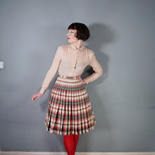 Load image into Gallery viewer, 60s SPORTRITE IN AN' OUTER REVERSIBLE PLEATED PLAID SKIRT - 25-25.5"