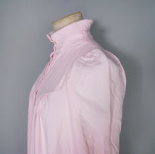 Load image into Gallery viewer, 70s PASTEL PINK BIBA HIGH NECK BALLOON SLEEVE MAXI DRESS - XS-S