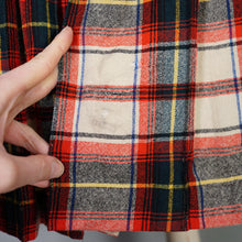 Load image into Gallery viewer, 60s SPORTRITE IN AN' OUTER REVERSIBLE PLEATED PLAID SKIRT - 25-25.5"