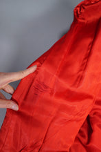 Load image into Gallery viewer, 50s TRYLON RED SHORT OPEN CUT SWING WOOL JACKET - M