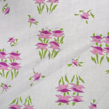 Load image into Gallery viewer, 50s BUNNY CASUALS OF MIAMI RHINESTONED FLORAL HALTER FULL SKIRT DRESS - S