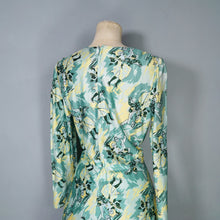Load image into Gallery viewer, 70s NOVELTY LAUTREC STYLE PIERROT AND HARLEQUIN THEATRICAL PRINT DRESS - S