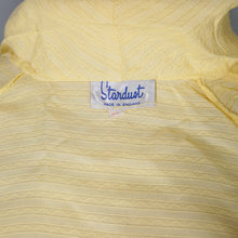 Load image into Gallery viewer, 50s LIGHT YELLOW SEMI SHEER "STARDUST" DOLMAN SLEEVE BLOUSE SHIRT - XS-S