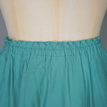 Load image into Gallery viewer, 50s LIGHT GREEN WINE LEAF AND GRAPE EMBROIDERY FULL SKIRT - S-M