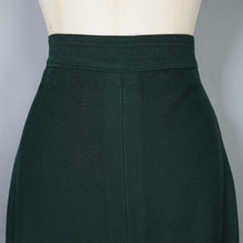Load image into Gallery viewer, 40s DARK FOREST GREEN STRONG SHOULDERED FITTED SKIRT SUIT - S