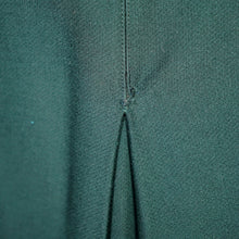 Load image into Gallery viewer, 40s DARK FOREST GREEN STRONG SHOULDERED FITTED SKIRT SUIT - S