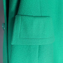 Load image into Gallery viewer, 50s 60s JOSEPH STEIN "PROMENADE" HAND TAILORED GREEN SWING COAT - M