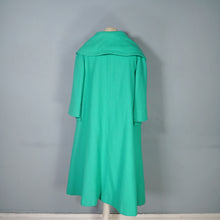 Load image into Gallery viewer, 50s 60s JOSEPH STEIN "PROMENADE" HAND TAILORED GREEN SWING COAT - M