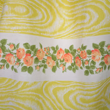 Load image into Gallery viewer, 50s HORROCKSES FASHIONS YELLOW FLORAL FULL SKIRTED DRESS AND BOLERO - XS