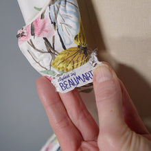 Load image into Gallery viewer, 50s BEAUMART GARLAND AND BUTTERFLY PRINT FULL SKIRTED SUMMER DRESS - XS