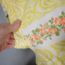 Load image into Gallery viewer, 50s HORROCKSES FASHIONS YELLOW FLORAL FULL SKIRTED DRESS AND BOLERO - XS