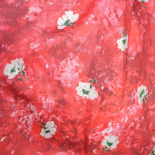 Load image into Gallery viewer, 50s HORROCKSES FASHIONS RED FLORAL FULL SKIRT COTTON SUN DRESS WITH SHAWL