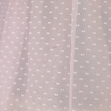Load image into Gallery viewer, 50s PASTEL BALLET PINK SHEER TULLE DRESS WITH COLLAR AND BOW - XS