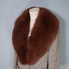 Load image into Gallery viewer, LATE 70s NINA RICCI FUR TRIM TWEED BLAZER JACKET - M