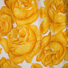Load image into Gallery viewer, 50s FLORAL GARLAND AND BUTTERFLY PRINT FULL SKIRTED COTTON DRESS BY BEAUMART - M