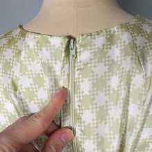 Load image into Gallery viewer, 70s PASTEL GREEN PLEATED SKATER DRESS WITH BELT - S