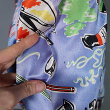 Load image into Gallery viewer, 70s MISS MOUSE RAE SPENCER CULLEN NOVELTY ARTIST PAINTS PRINT DRESS - XS