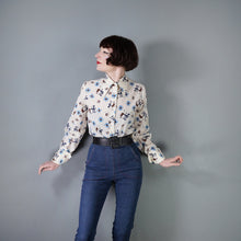 Load image into Gallery viewer, 70s NOVELTY ROCK N' ROLL DANCING COUPLE AND RECORD PRINT SHIRT - L