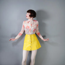 Load image into Gallery viewer, 70s "TRISSI" SOFT PEACH AND PINK ART DECO BATHER NOVELTY SHIRT - S