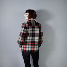 Load image into Gallery viewer, 50s BLACK, RED AND GREY PENDLETON 49ER WOOL SHIRT JACKET - S