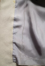 Load image into Gallery viewer, 50s GREY STRONG SHOULDERED SWING JACKET / COAT WITH BUTTON DESIGN - M-L