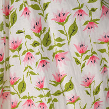 Load image into Gallery viewer, 50s CALIFORNIA COTTONS PINK FLORAL SUMMER DRESS WITH POCKETS - S