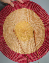 Load image into Gallery viewer, 50s STRAW CONICAL PLATTER HOLIDAY / SUMMER SUN HAT