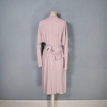 Load image into Gallery viewer, 40s MAX KOPP LONG SLEEVED BATWING RAYON DRESS WITH RUFFLES AND SEQUINS - S