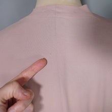 Load image into Gallery viewer, 40s MAX KOPP LONG SLEEVED BATWING RAYON DRESS WITH RUFFLES AND SEQUINS - S