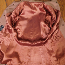 Load image into Gallery viewer, 40s ELITE HAND TAILORED BROWN COLOURBLOCK FITTED JACKET - XS-S