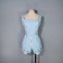 Load image into Gallery viewer, 50s 60s BERKERTEX CONTIENTALS SUMMER STRIPE 3 PIECE ROMPER, SKIRT AND BOLERO SET - XS